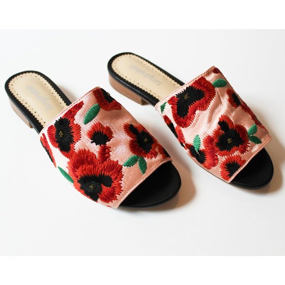 Anthropologie Shoes - NWT Anthropologie Faryl Robin Poppy Slides